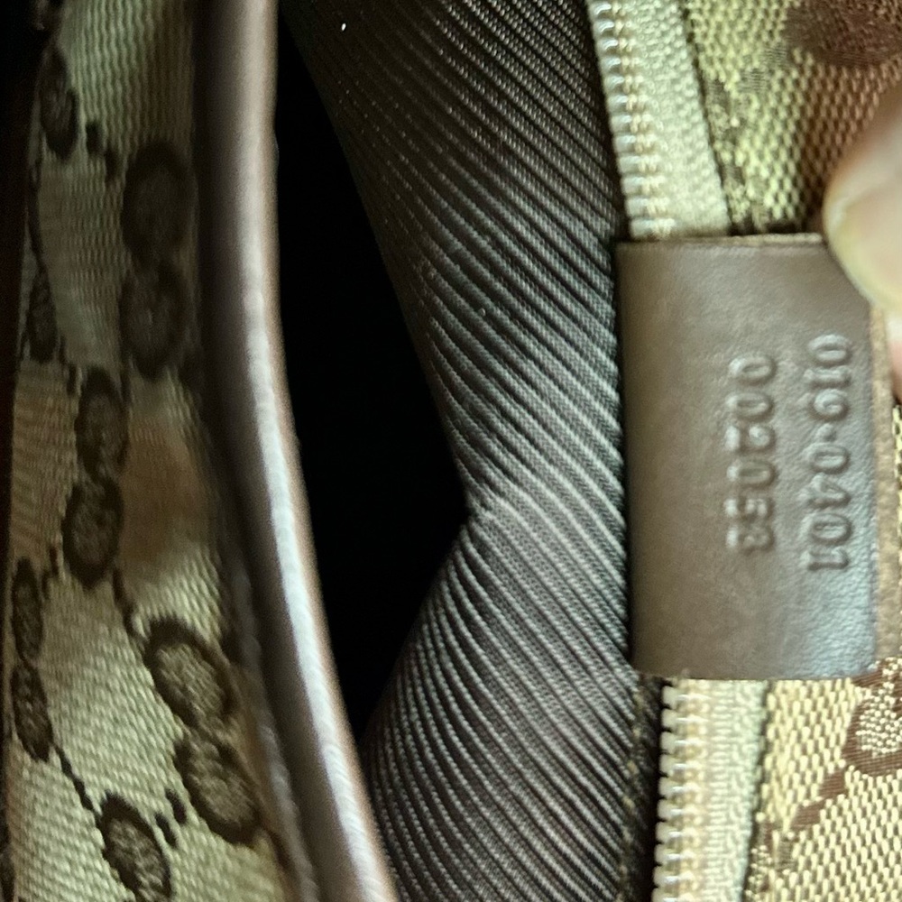 Gucci Brown Monogram Tote Bag - Picture 9 of 11